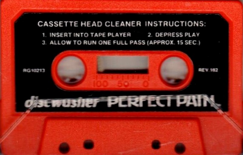 Compact Cassette Discwasher Perfect Path Cleaning Cassette 1988 USA