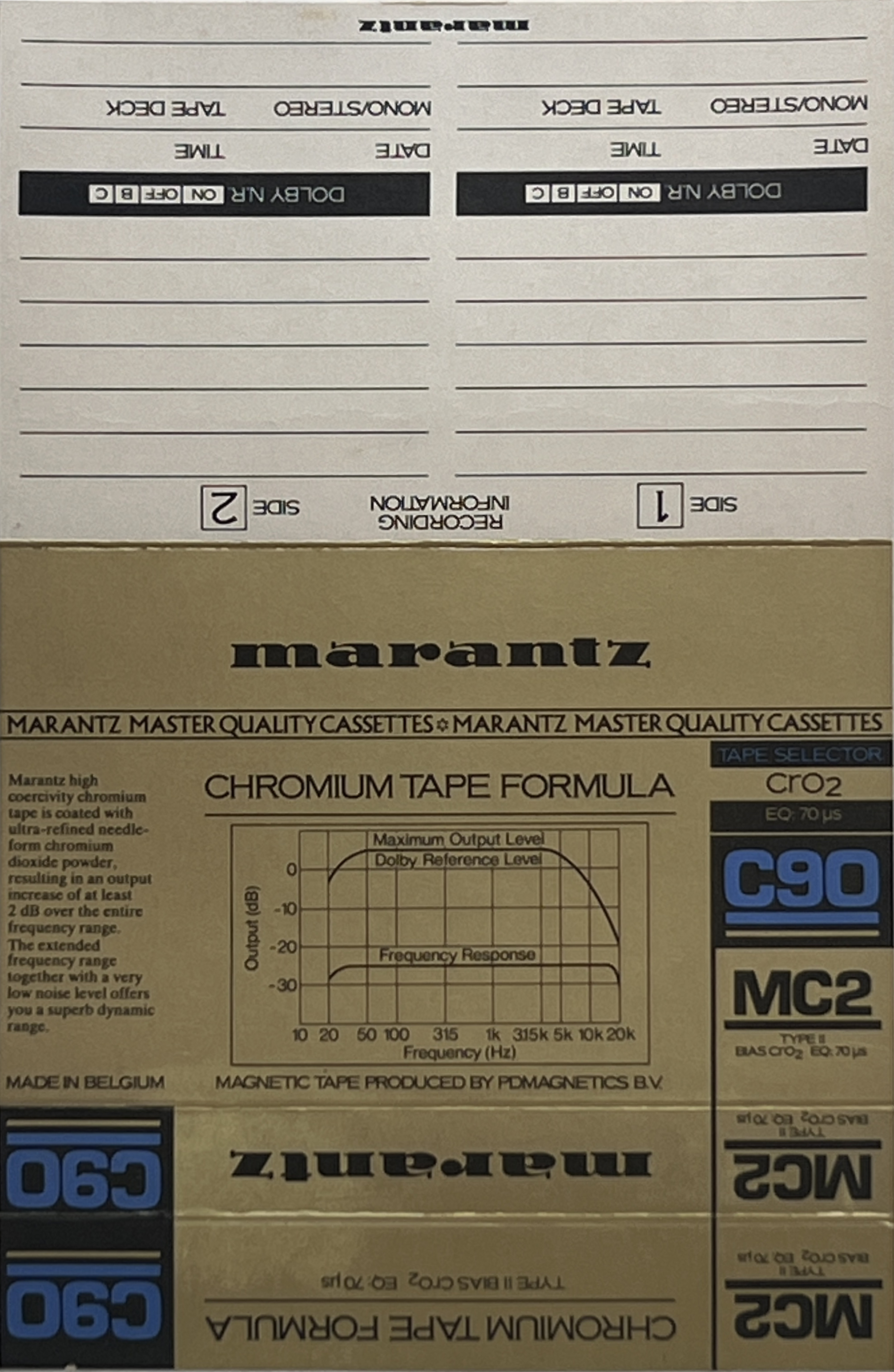 Compact Cassette: PDM Magnetics Marantz - MC2 90