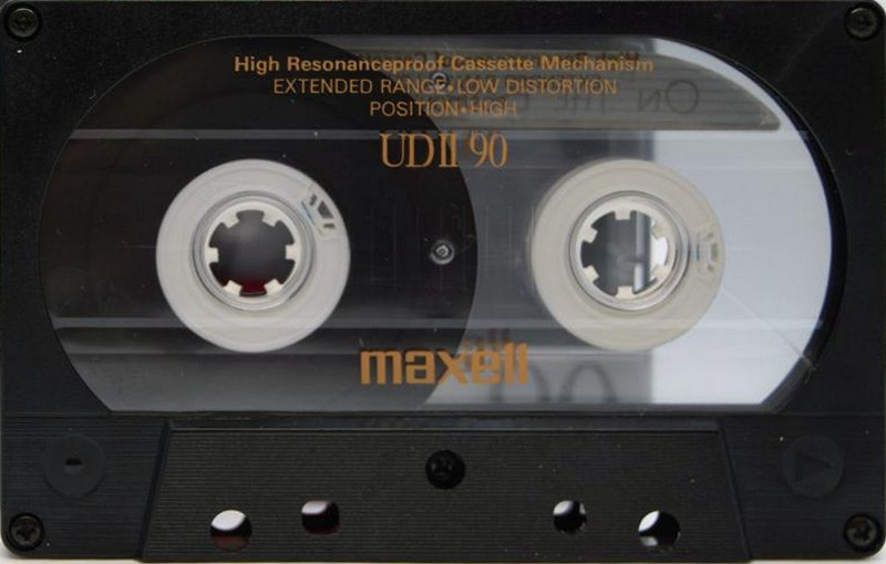 Compact Cassette Maxell UDII / UD2 90 Type II Chrome 1988 Europe