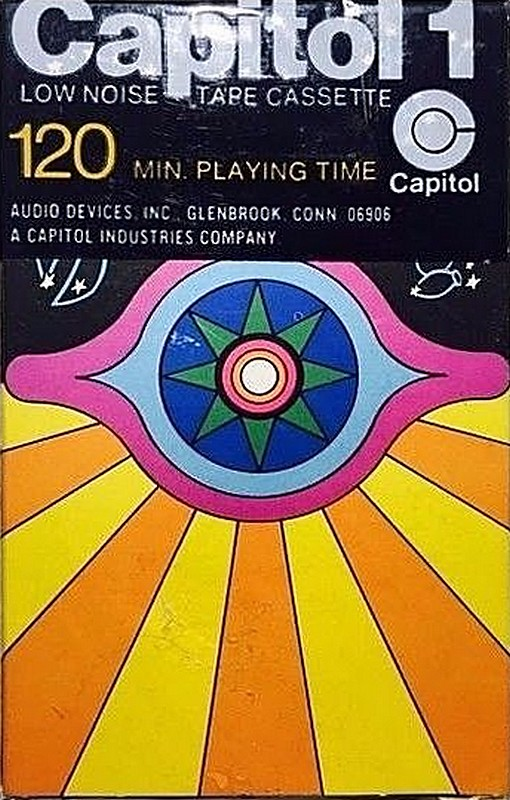 Compact Cassette Capitol 1 Psychedelic Sky 120 Type I Normal 1970 USA