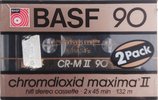 2 pack BASF Chromdioxid Maxima II 90 "CR-M II" Type II Chrome 1985 Europe