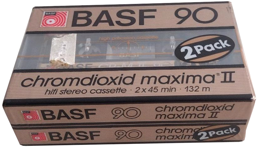 2 pack: BASF  - Chromdioxid Maxima II 90