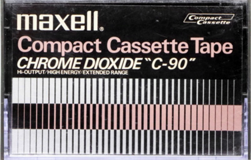 Compact Cassette Maxell 90 Type II Chrome 1970 Worldwide