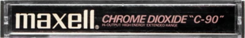 Compact Cassette Maxell 90 Type II Chrome 1970 Worldwide