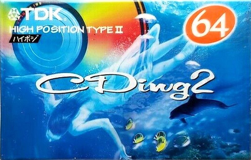 Compact Cassette TDK CDing 2 64 "CD2-64R" Type II Chrome 1998 Japan