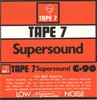 Compact Cassette Tape 7 Supersound 90 Type I Normal Europe