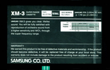 Compact Cassette Samsung XM-3 60 Type I Normal 1988 Europe
