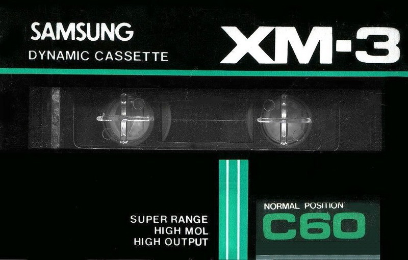 Compact Cassette: Sunkyong Magnetic Limited (SKM) Samsung - XM-3 60