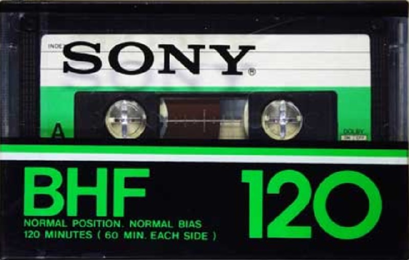 Compact Cassette Sony BHF 120 Type I Normal 1978 Japan