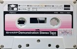 Compact Cassette Sharp Demonstration Tape 1979 Japan