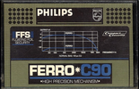 Compact Cassette Philips Ultra Ferro 90 Type I Normal 1981 Europe