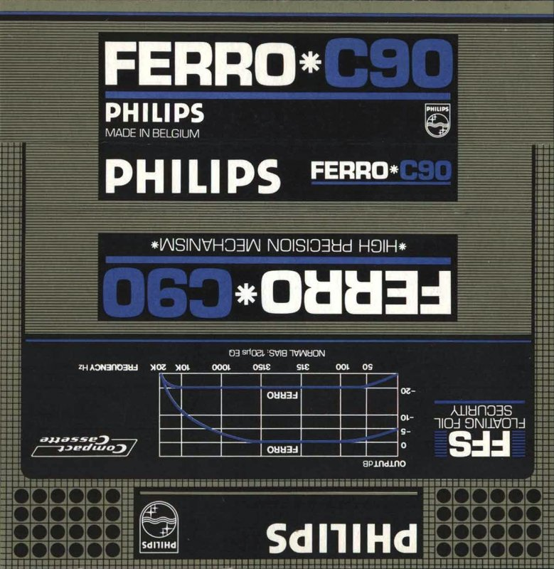 Compact Cassette: Philips  - Ultra Ferro 90