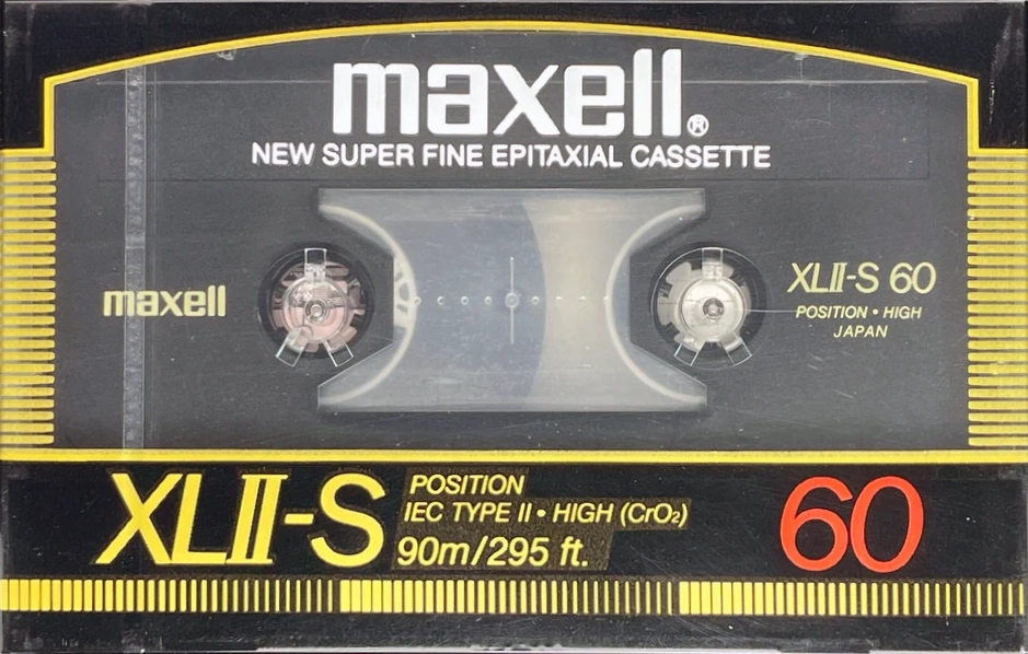 Compact Cassette Maxell XLII-S 60 Type II Chrome 1986 USA