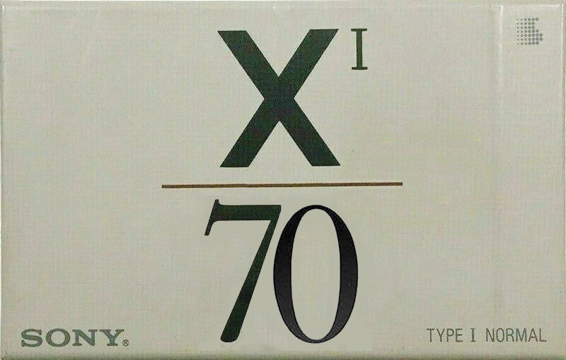 Compact Cassette Sony XI 70 Type I Normal 1992 Japan