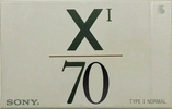 Compact Cassette Sony XI 70 Type I Normal 1992 Japan