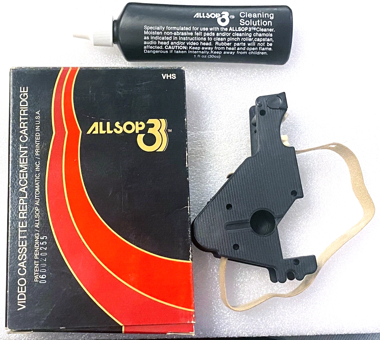 VHS, Video Home System Allsop Cleaning Cassette 1983 USA