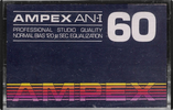 Compact Cassette Ampex AN-I 60 Type I Normal Mexico