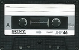 Compact Cassette Sony JHF 46 Type II Chrome 1978 Japan
