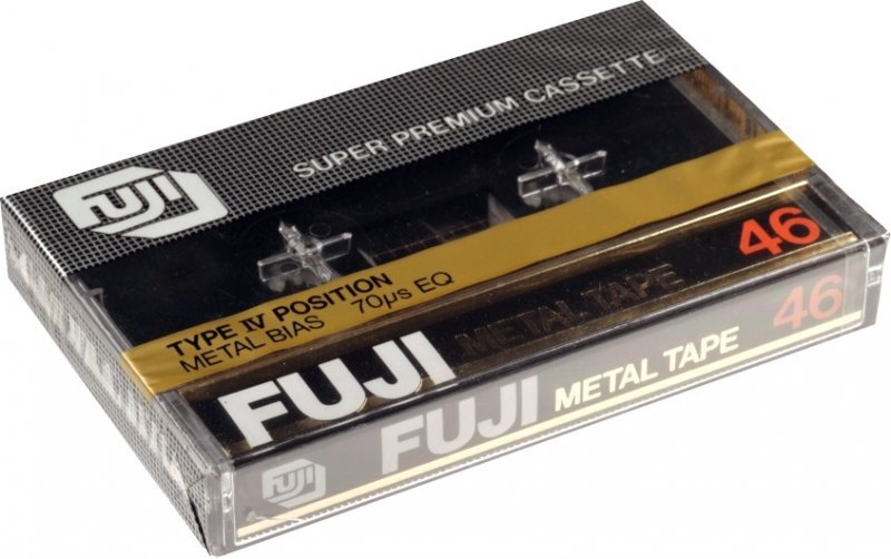 Compact Cassette Fuji Metal Tape 46 Type IV Metal 1980 Europe, North America