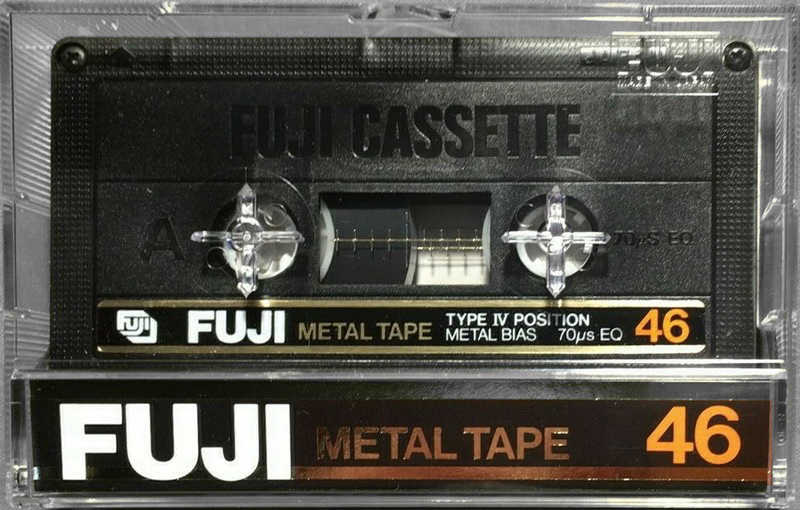 Compact Cassette Fuji Metal Tape 46 Type IV Metal 1980 Europe, North America