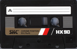 Compact Cassette SKC HX 90 Type II Chrome 1984 Europe