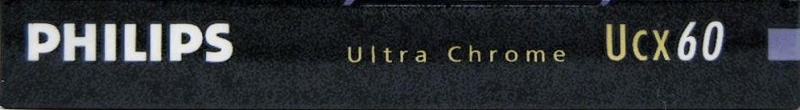 Compact Cassette Philips UCX 60 Type II Chrome 1990 Europe