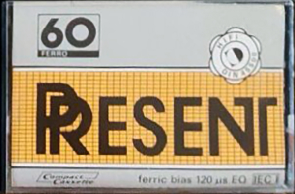 Compact Cassette Present 60 Type I Normal 1982 Hungary