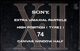 Compact Cassette Sony XII 74 Type II Chrome 1991 Japan