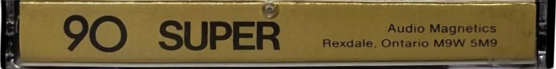 Compact Cassette Audio Magnetics Super 90 Type I Normal 1976 Canada