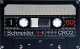 Compact Cassette Schneider CRO2 60 Type II Chrome 1980 Germany