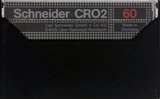 Compact Cassette Schneider CRO2 60 Type II Chrome 1980 Germany