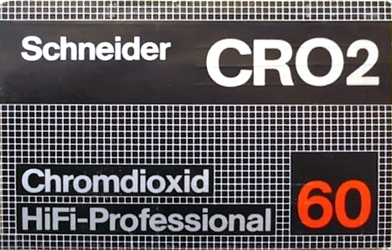 Compact Cassette: Unknown Schneider - CRO2 60