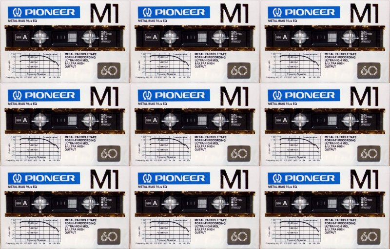Compact Cassette Pioneer M1 60 Type IV Metal 1981 Japan