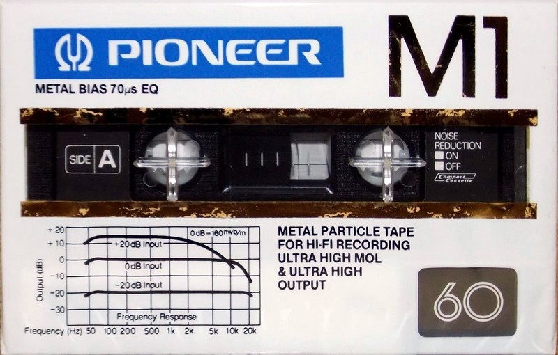 Compact Cassette Pioneer M1 60 Type IV Metal 1981 Japan