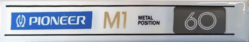 Compact Cassette Pioneer M1 60 Type IV Metal 1980 Europe