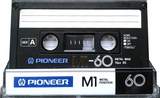 Compact Cassette Pioneer M1 60 Type IV Metal 1981 Japan