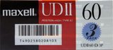 3 pack Maxell UDII / UD2 60 Type II Chrome 1988 Japan