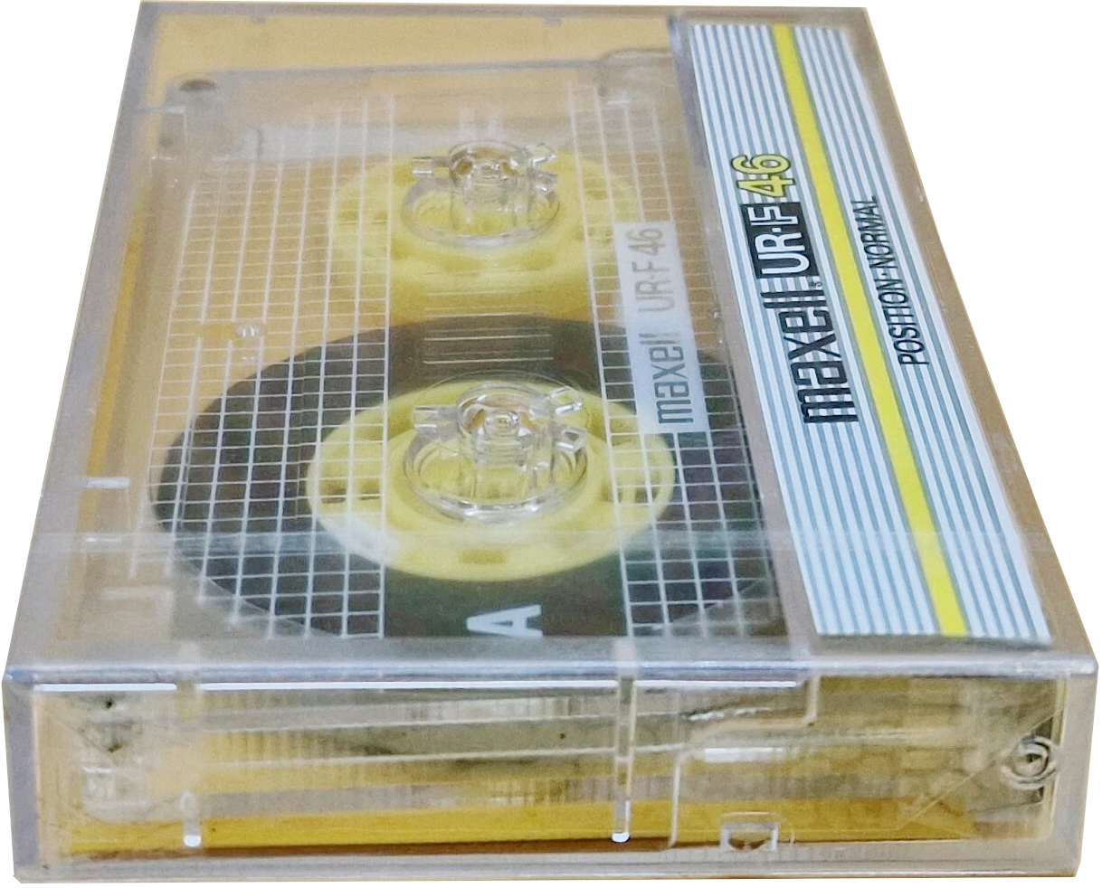 Compact Cassette Maxell UR-F 46 Type I Normal 1985 Japan