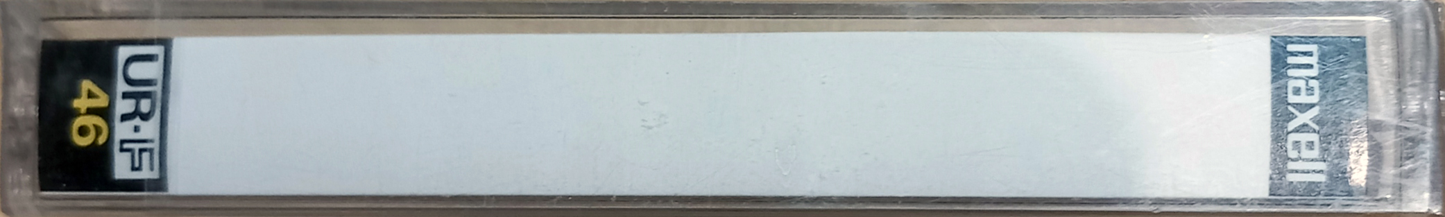 Compact Cassette Maxell UR-F 46 Type I Normal 1985 Japan