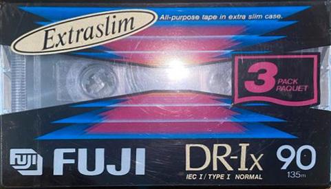 3 pack Fuji DR-Ix 90 Type I Normal 1992 Europe