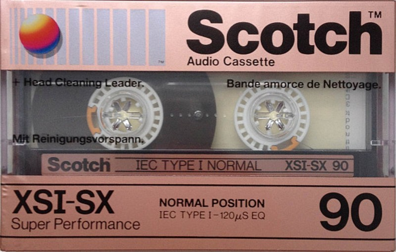 Compact Cassette Scotch XS I-SX 90 Type I Normal 1990 Europe