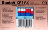 Compact Cassette Scotch XS I-SX 90 Type I Normal 1990 Europe