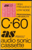 Compact Cassette Audio Sonic 60 Type I Normal Germany