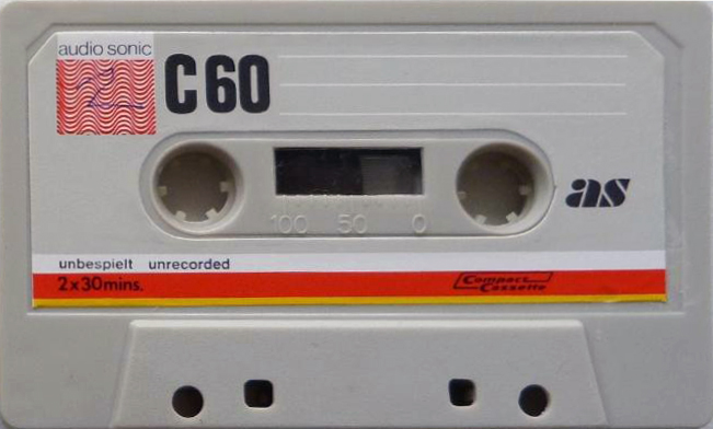 Compact Cassette Audio Sonic 60 Type I Normal 1972 Europe