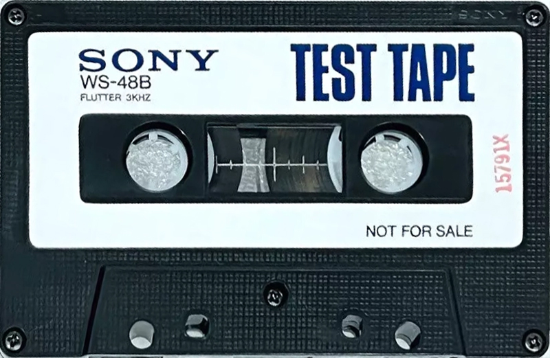 Compact Cassette Sony "WS-48B" Test Cassette Japan