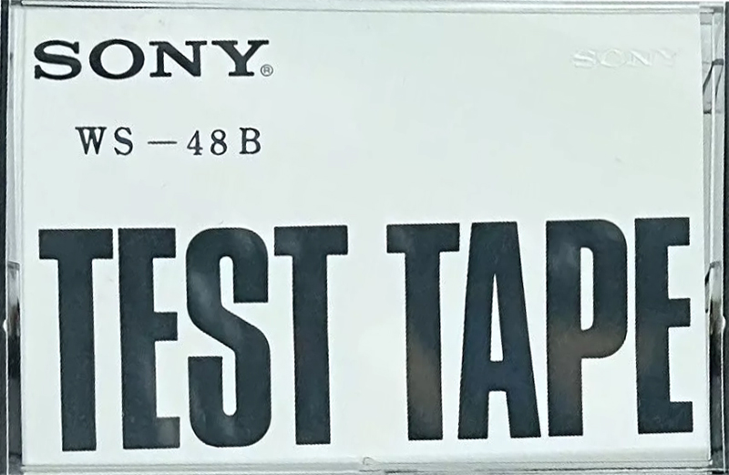 Compact Cassette Sony "WS-48B" Test Cassette Japan