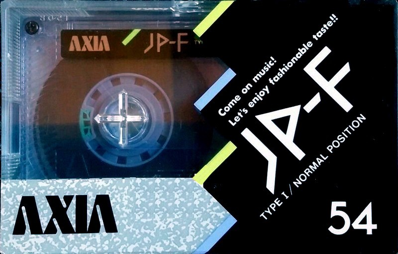 Compact Cassette AXIA JP-F 54 "JP-F B 46" Type I Normal 1988 Japan