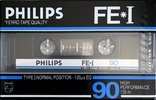 Compact Cassette Philips FE-I 90 Type I Normal 1984 Europe