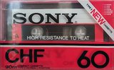 Compact Cassette Sony CHF 60 Type I Normal 1983 USA