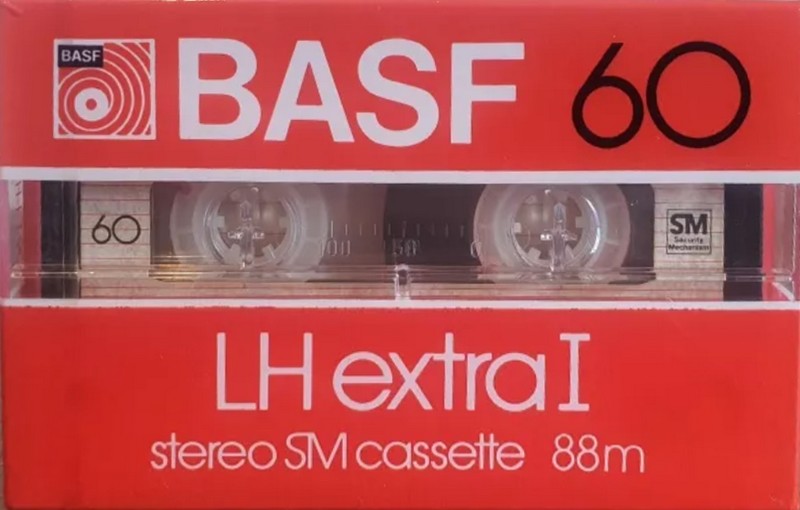 Compact Cassette BASF LH Extra I 60 Type I Normal 1981 Brazil